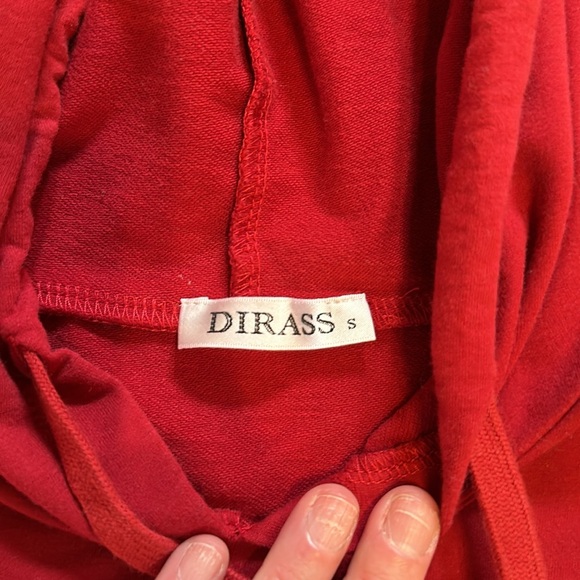 DIRASS Women's Long Sleeve Cropped Hoodie Casual Pullover Active Top Sweatshirt - Picture 8 of 16